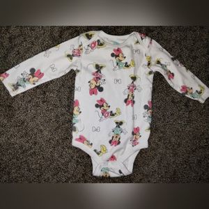 Baby Girl Minnie Mouse 18month Onsie